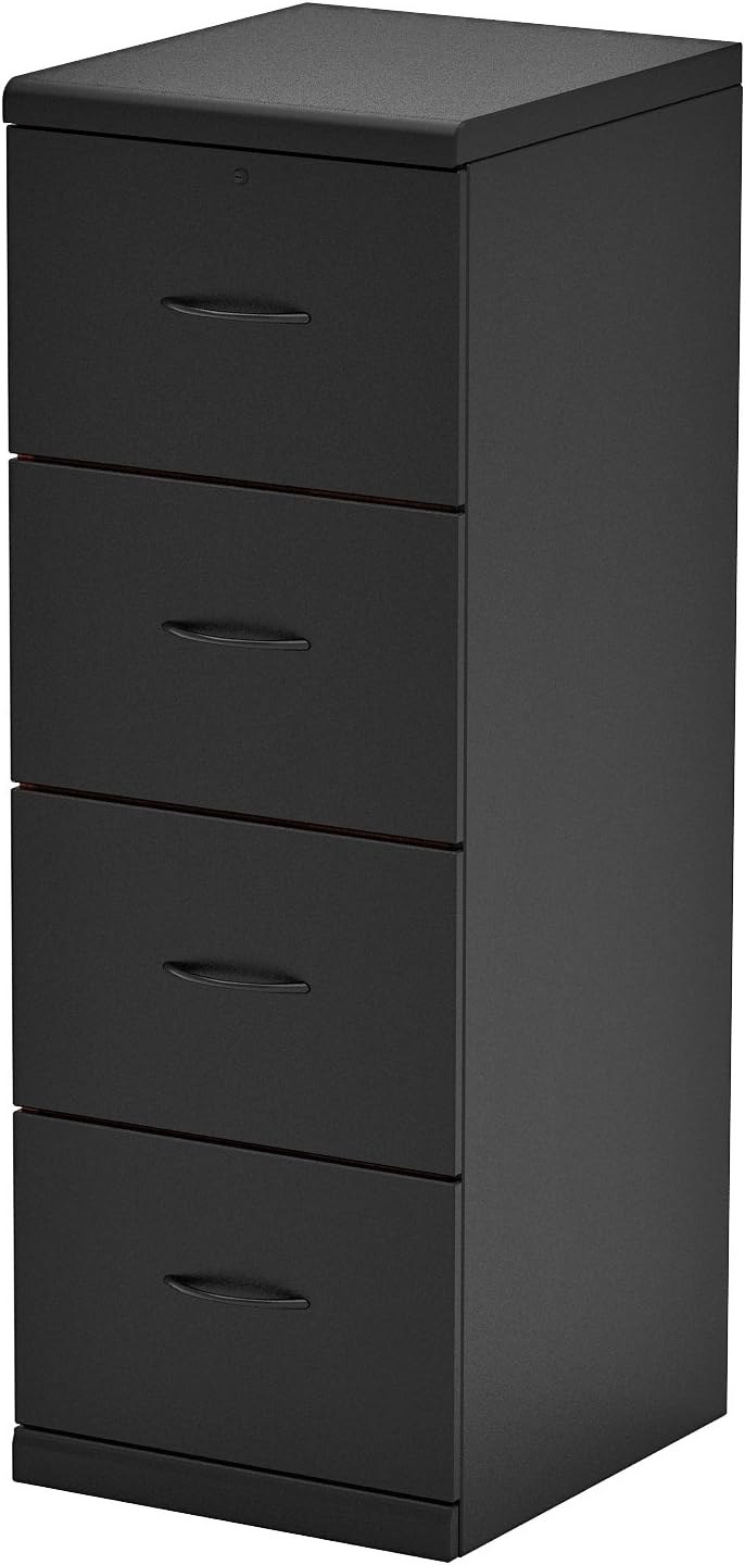 ZLine Designs 4Drawer Black Vertical File