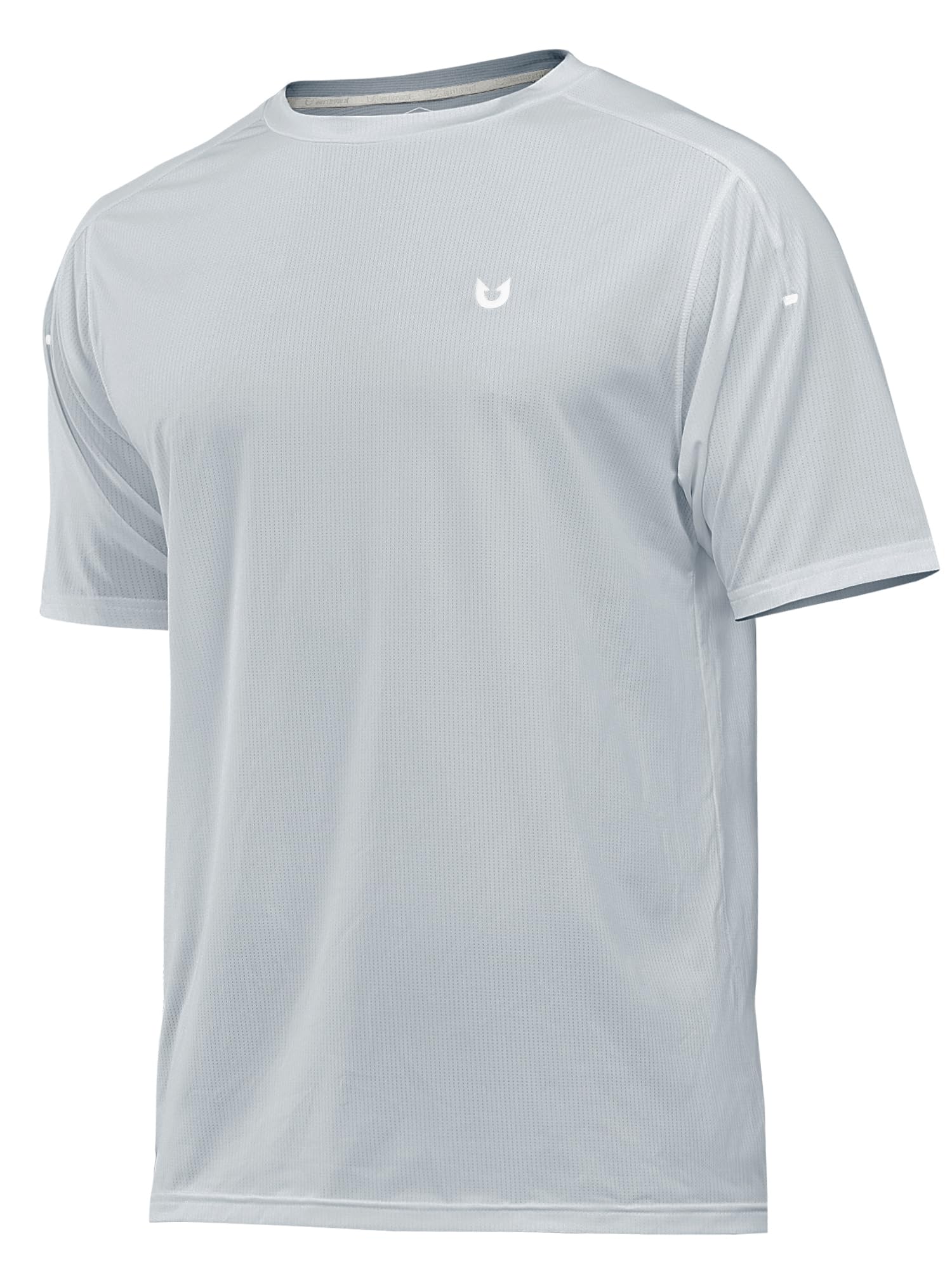 Men’s Athletic Running Shirts Workout Gym Quick Dry Short-Sleeve