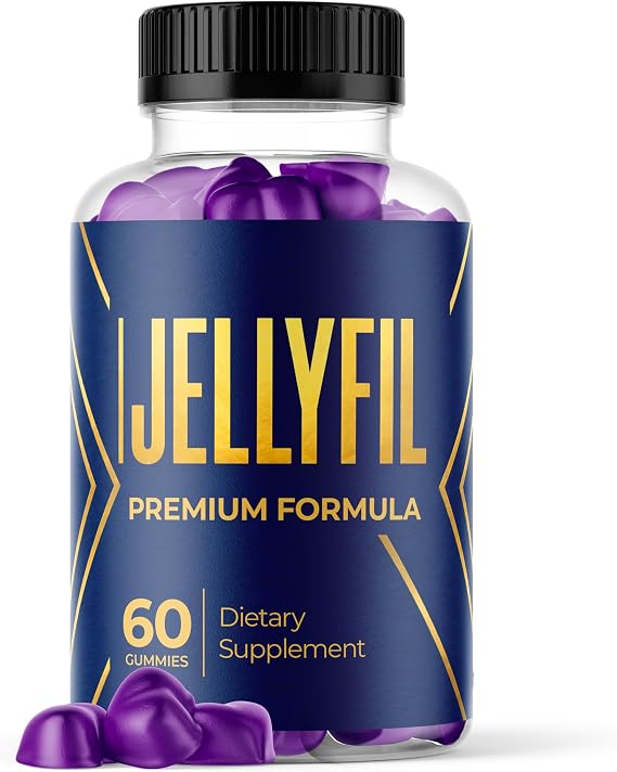 Jellyfil Gummies, Jellyfil Gummys for Men with All Natural Ingredients, Max Strength Supplement with Premium Vitamins Supporting Optimal Wellness and Advanced Health Naturally (60 Gummies)