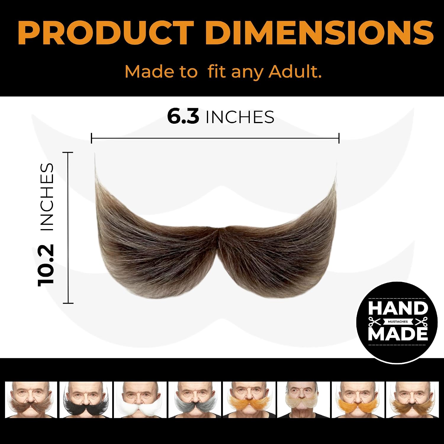 Mustaches Self Adhesive Fake Mustache image 5