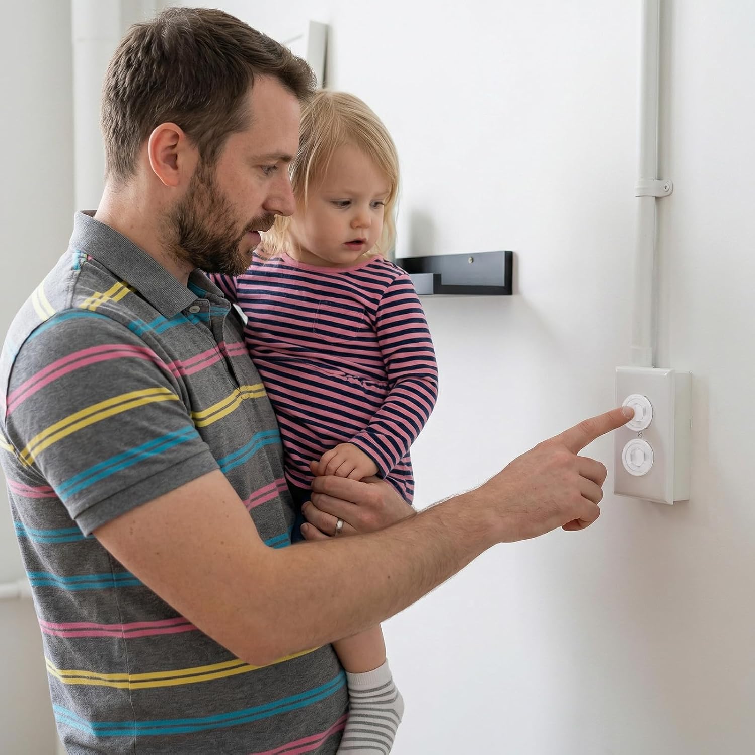 250 Pcs Outlet Covers Bulk Baby Proofing Plug Covers for Electrical Outlets Easy Install Socket Sturdy Safe Secure Baby Proofing Kit for Home Office (White)