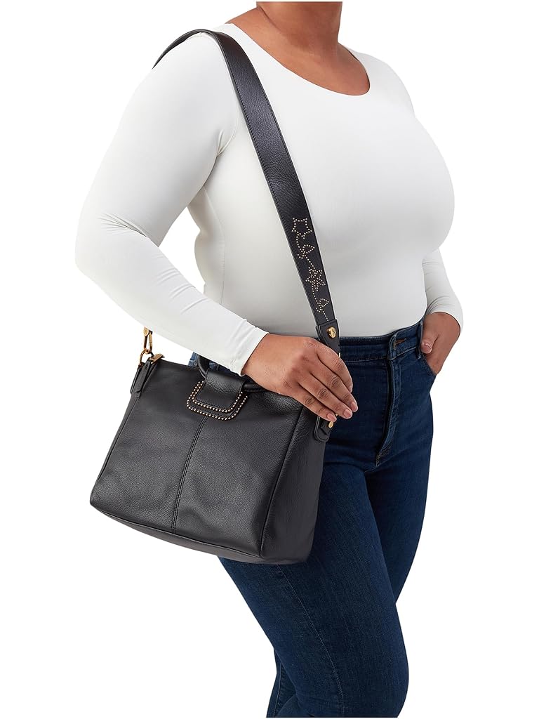 Black HOBO Sheila Medium Satchel