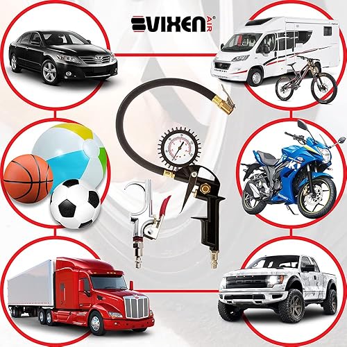 Miniatura 8 de Vixen Horns Kit de bocina de tren para camionescoches con kit de inflado de neumáticos. Sistema completo a bordo - Compresor de aire de 200 psi,