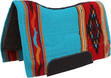 Horse Western Handwoven New Zealand Wool Contoured Felt Saddle Pad 3922HW