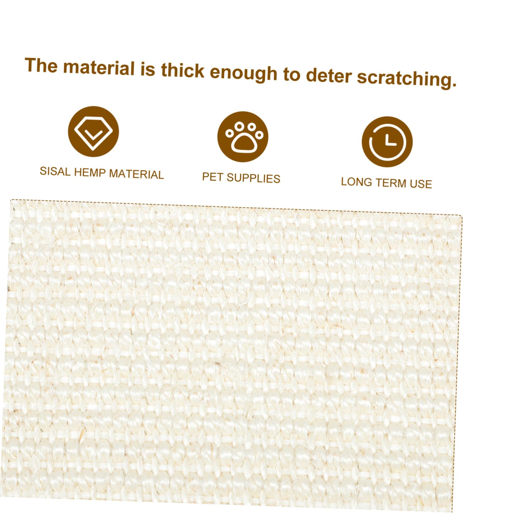 TOYANDONA Protector contra Arañazos Funda Resistente para Sofá Garra de Sisal Antiarañazos y Entretenido para Reposabrazos para Gatos en Oficina o Habitación