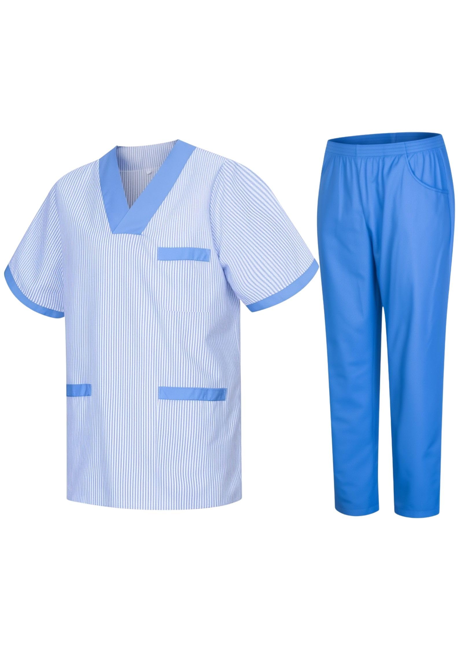 Victory Camisa Sanitario Unisex Raya Profesional Transpirable Con Elastico T817