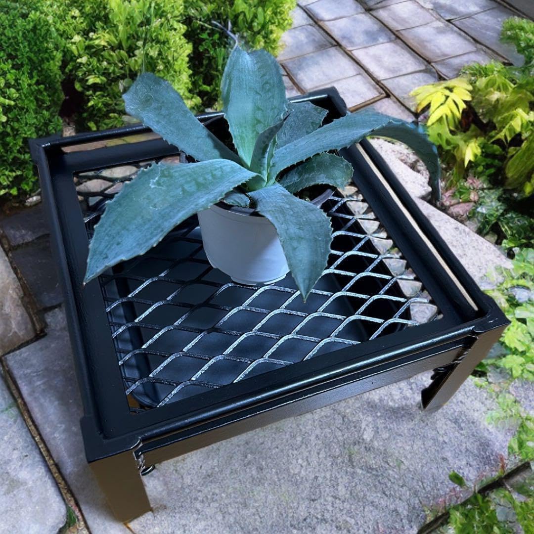 植物棚 アイアンシェルフ 5号鉢 受け皿 プランタラック アガペ