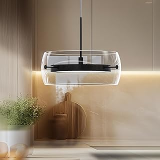 Pendant Lights Kitchen Island Dual-Sided LED Lighting, Adjustable Hangin...