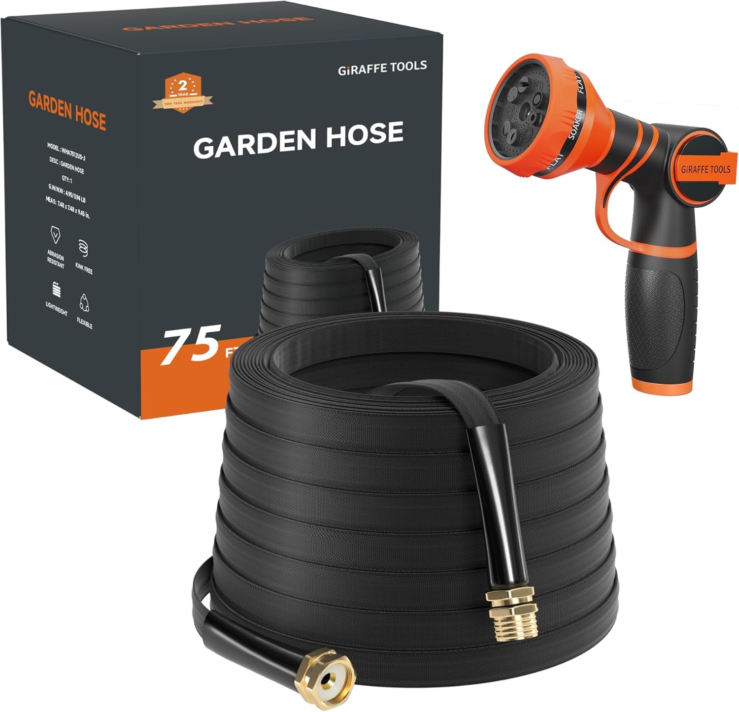 Giraffe Tools 75FT Garden Hose