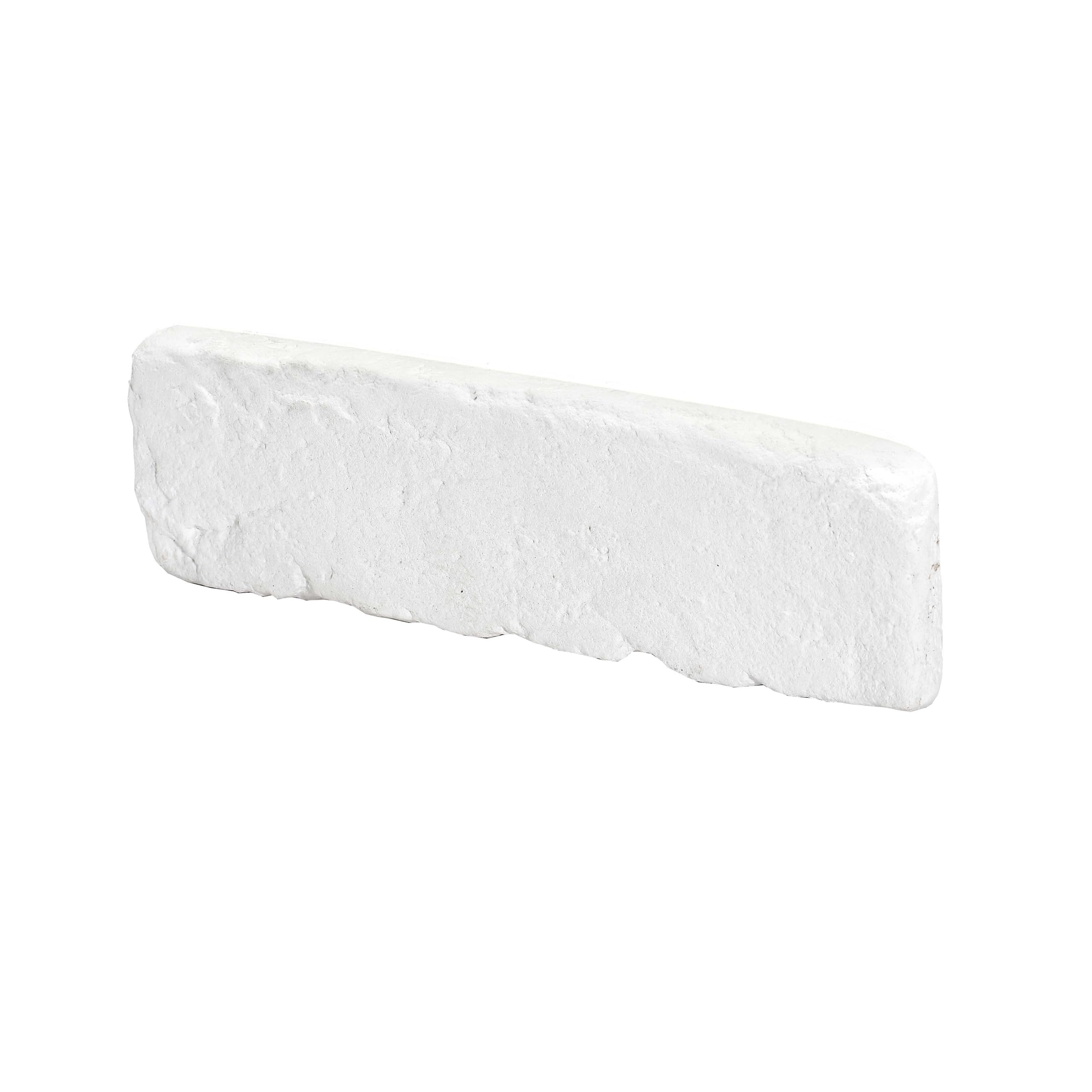 STEGU Loft 1, Pannello Murale in Pietro, Rivestimento Murale Pietra Interni Esterni, Bricchette Decorative Murali in Gesso 0,6 m², 20,6 x 6,3 cm, Bianco