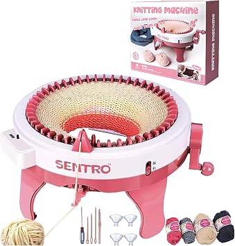 PKHOUHYI Sentro 48 Needles Knitting Loom Machine with Row Counter