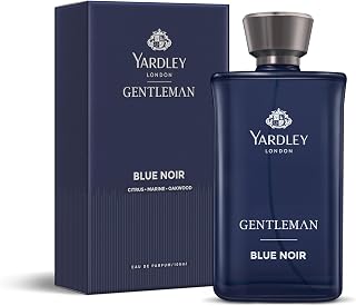 Yardley London Blue Noir | Eau De Parfum | Long Lasting International Perfume for Man | Citrus Marine Oakwood Fragrance | ... Price In India