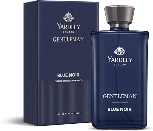 Yardley London Blue Noir | Eau De Parfum | Long Lasting International Perfume for Man | Citrus Marine Oakwood Fragrance | ...