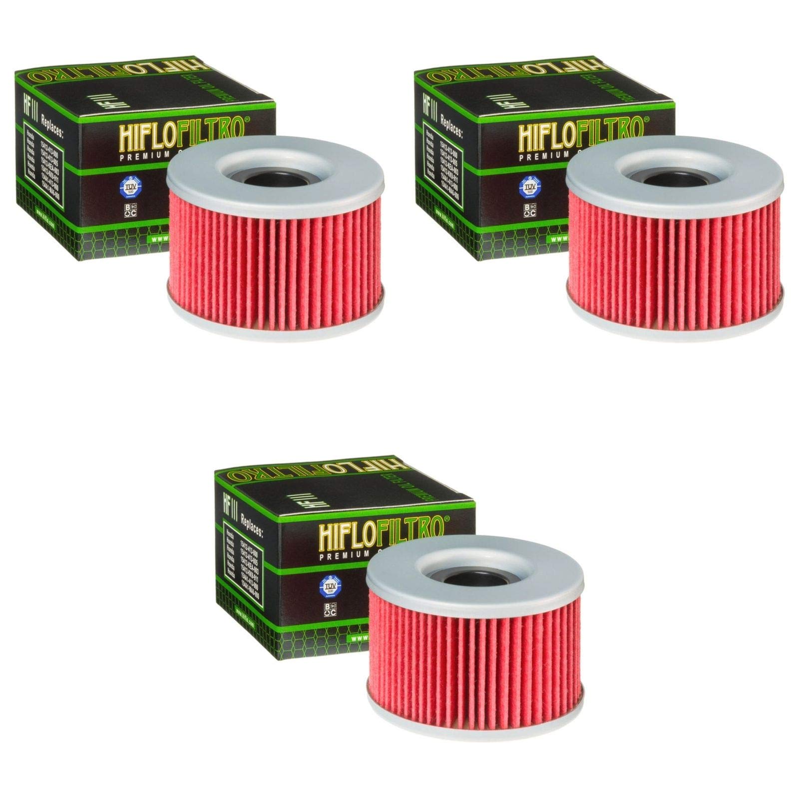 3x Filtri olio Honda CBX 550 F Supersport 82-84 Hiflo HF111