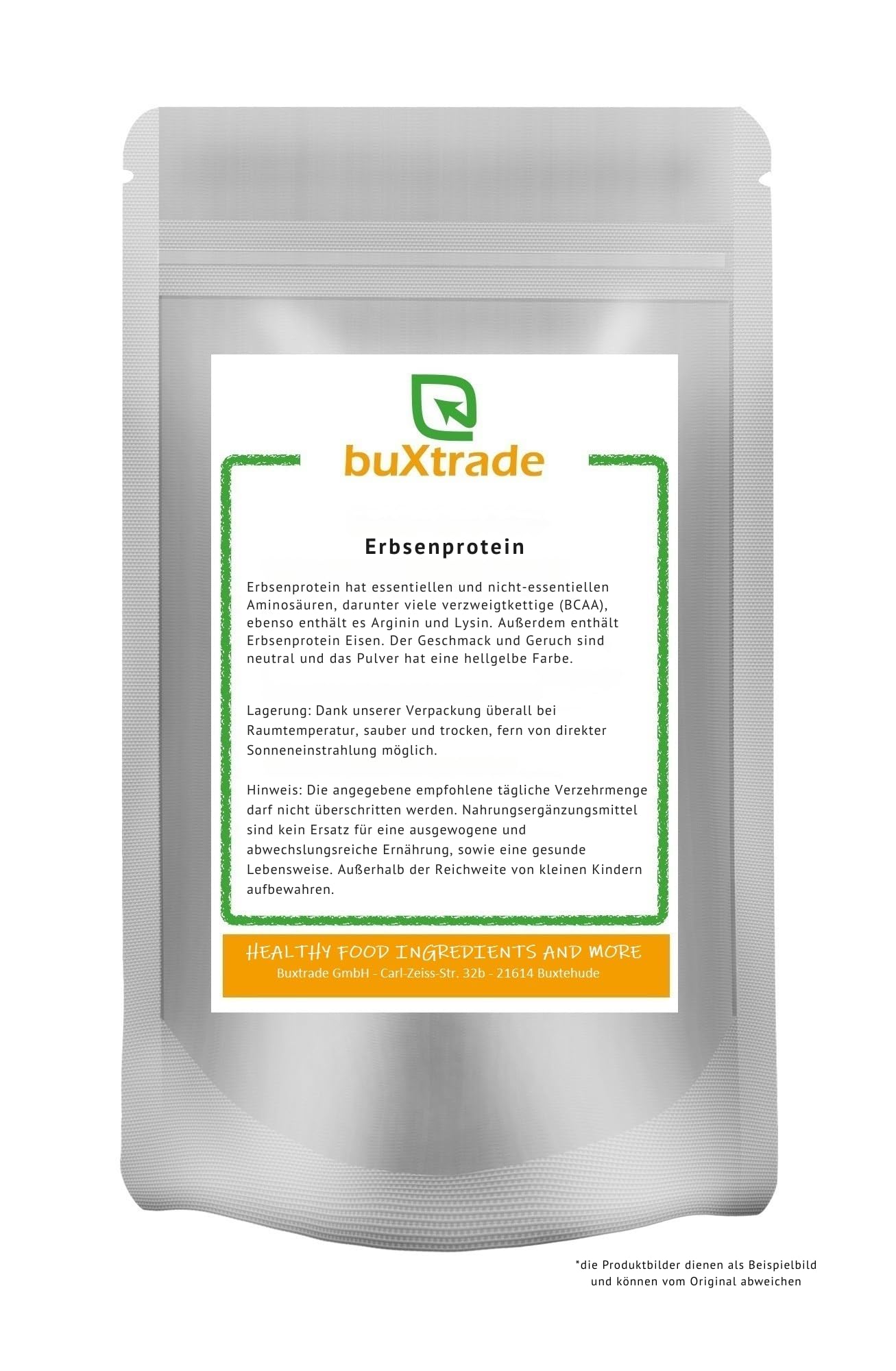 Erbsenprotein | Erbsenpulver | Eiweiß | Eiweiss | Protein | Buxtrade | Versch. Mengen (2 kg)