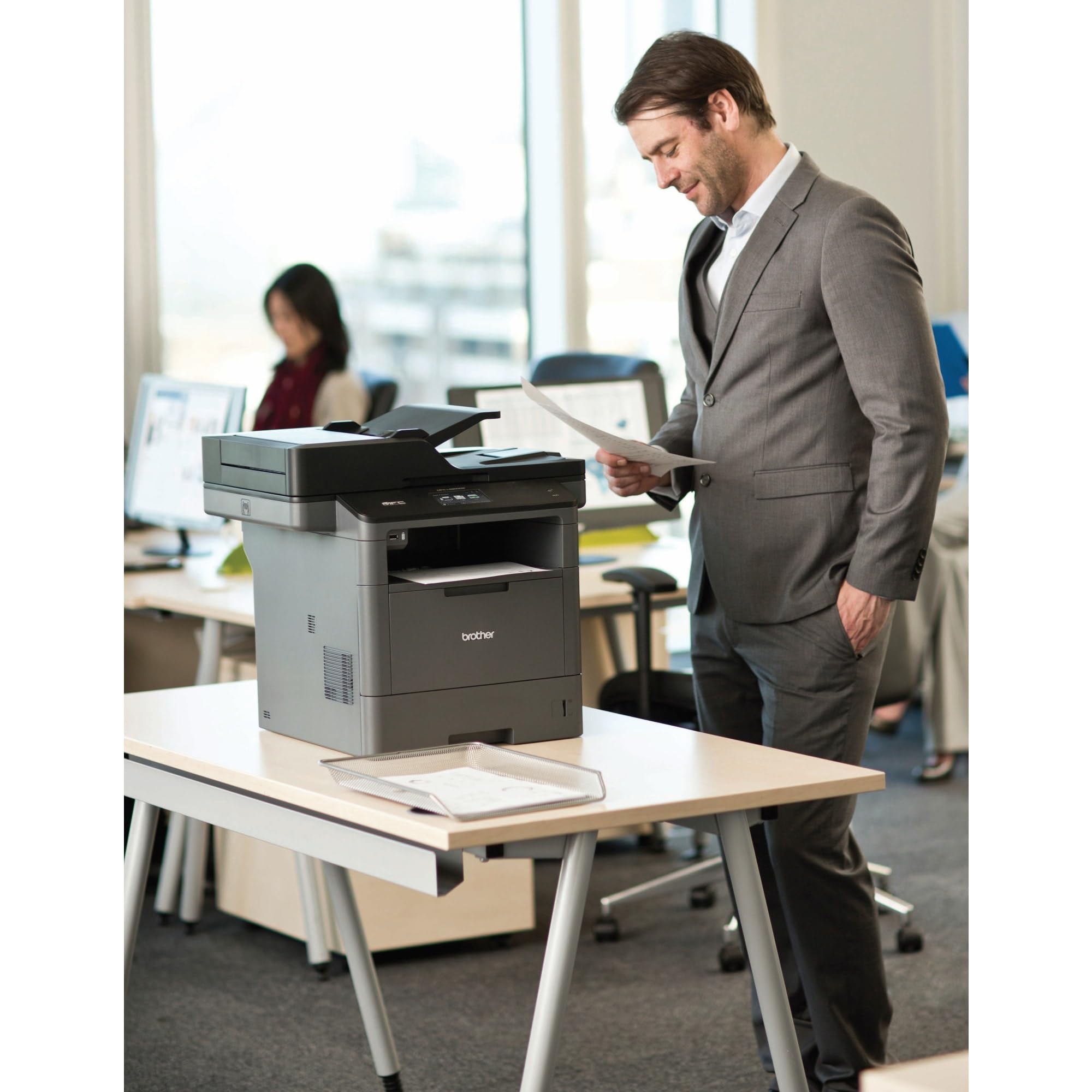 Brother Monochrome Laser Printer Multifunction Printer All In One ...