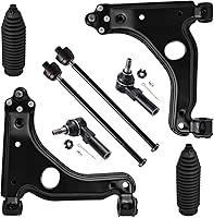 Vista 253 de Detroit Axle - Kit de suspensión frontal de 8 piezas para Dodge Journey 2009-2015, 2 brazos de control inferiores, 2 rótulas, 2 varillas