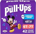 Huggies Size 6 Diapers, Boys Potty Training Underwear, Easy Open Training Pants 4T-5T, Pull-Ups Learning Design for Toddlers, 56ct, Giga Pack