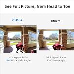 AOSU Doorbell Camera Wireless Outdoor, Battery-Powered Video Doorbell with Chime, 2K Resolution, Save Locally or to The Cloud, 2.4GHz WiFi, 180-Day Battery Life, Work with Alexa & Google Assistant