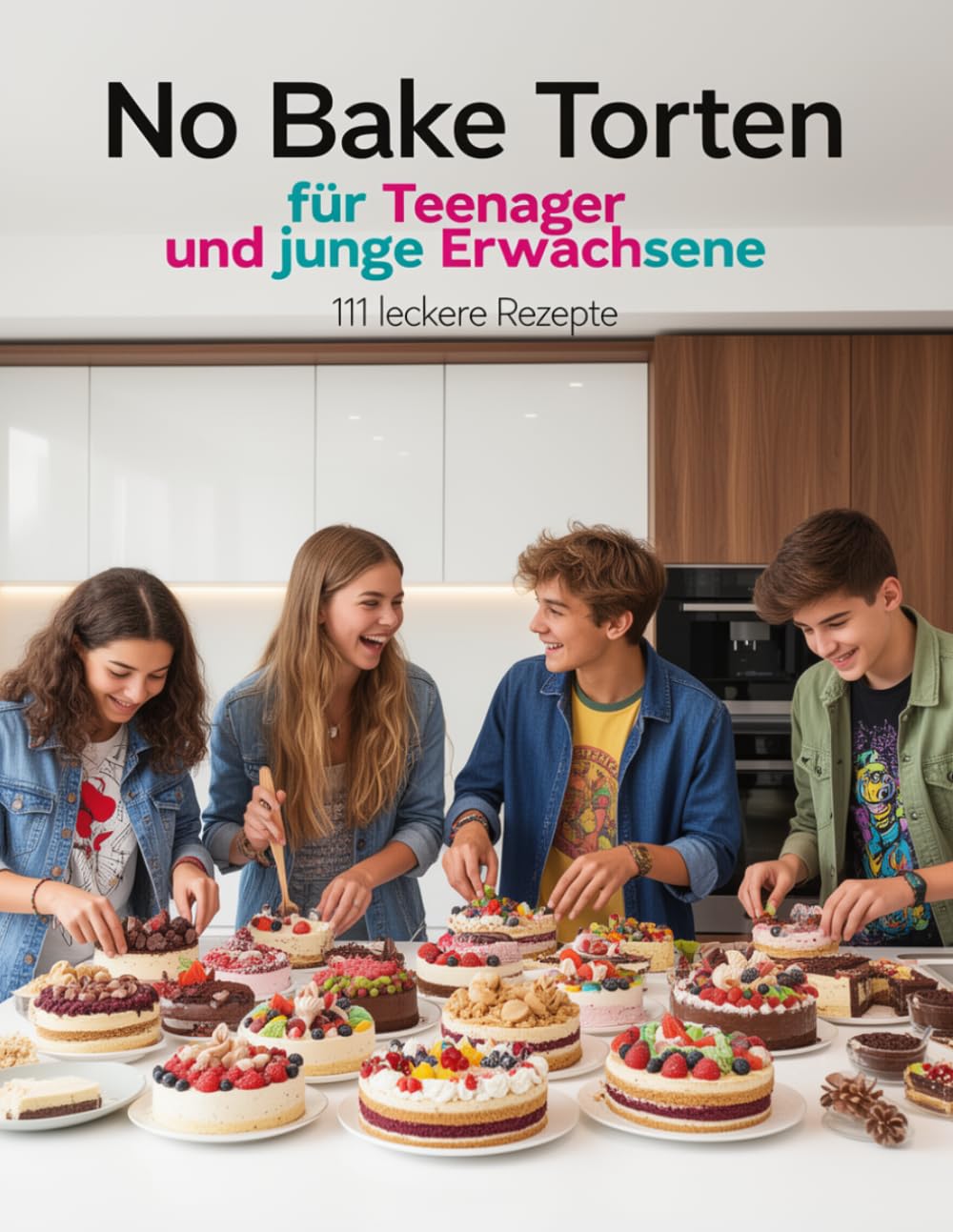 No Bake Torten für Teenager und junge Erwachsene – 111 leckere Rezepte: Cremige & Fruchtige Genüsse ohne Backen für jeden Anlass (Kochen & Backen für Teenanger und junge Erwachsene)