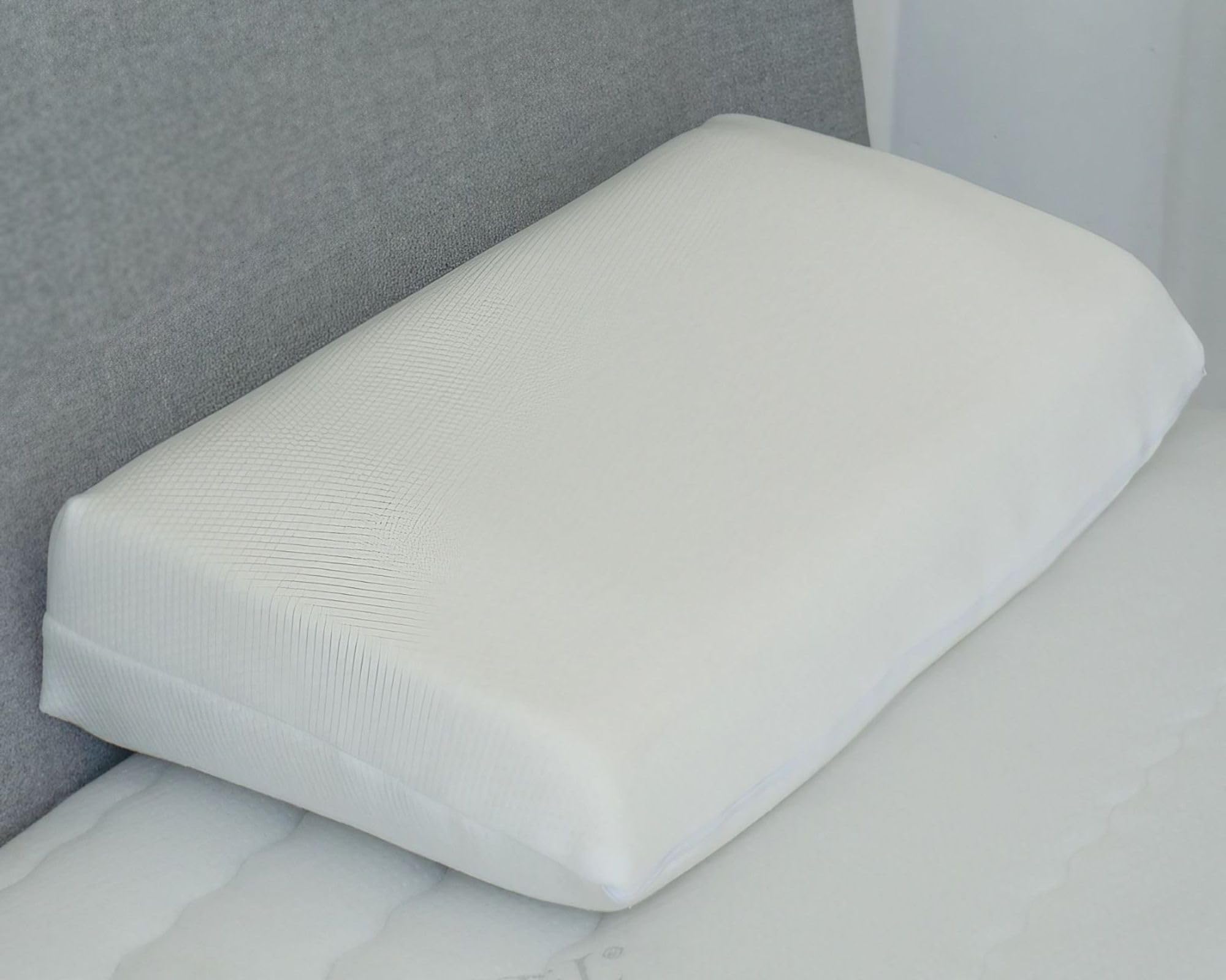 Talalay Naturlatex Kissen 62x30 cm höhenverstellbar ergonomisches Nackenstützkissen mit Tencel Bezug Made in Germany