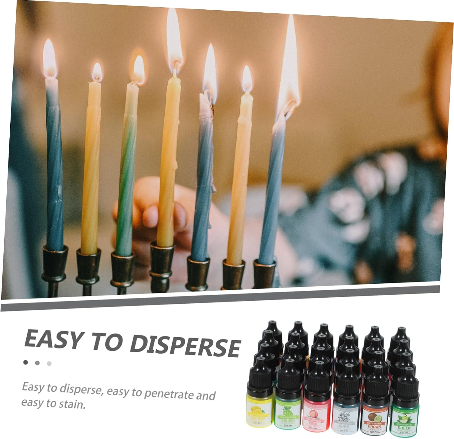 Color DIY Colorants Set for Handmade Soap and Aromatherapy Candles Each Versatile Coloring Accessories for Creative Projects and Custom Scents