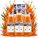 PRITHMULA Sea Buckthorn Pulp 300ml (Pack of 3) | Himalayan Superfruit Juice | Rich in Vitamin C, Omega 3,6,7,9 | No Added Sugar & Color | Daily Wellness Drink | Supports Immunity, Skin Glow & Gut Health. gallery image