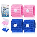 LYJEE Motion Sickness Bands for Kids, Travel Sickness Relief Wristbands, Anti-Nausea Wristbands for Car or Sea Sickness