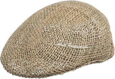 Vented Panama Straw Hat Dress Cap 
