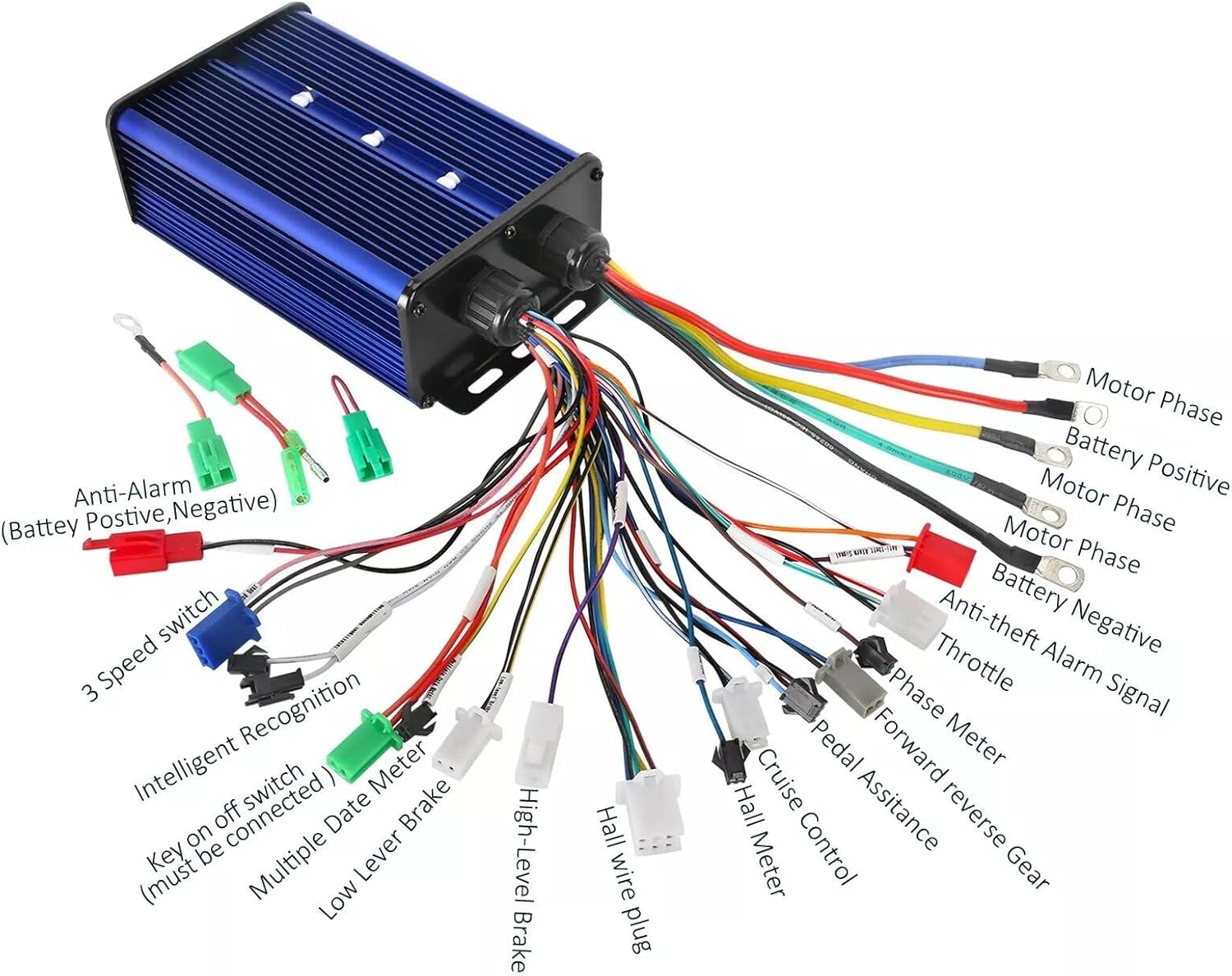 48V 60V 72V Brushless Controller Display For E-Bike Go Kart Quad ATV