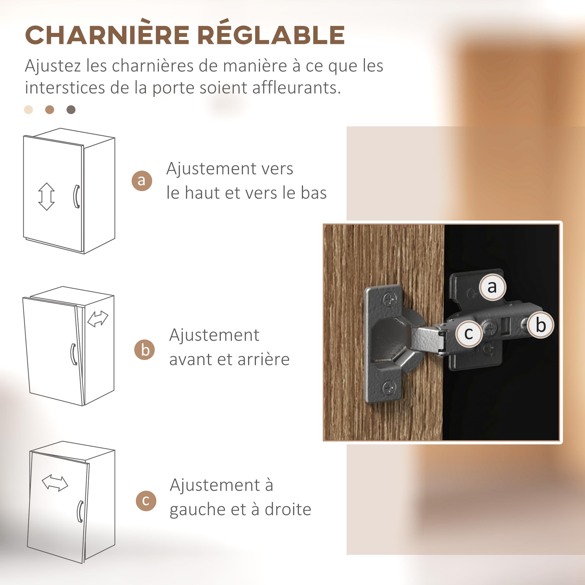 HOMCOM Armoire de Cuisine 4 Portes 1 Tiroir 80 x 40 x 180 cm Noir Naturel | Buffet de Cuisine, Meuble de Rangement, 2 Placards, Passe-Câbles, Design Industriel