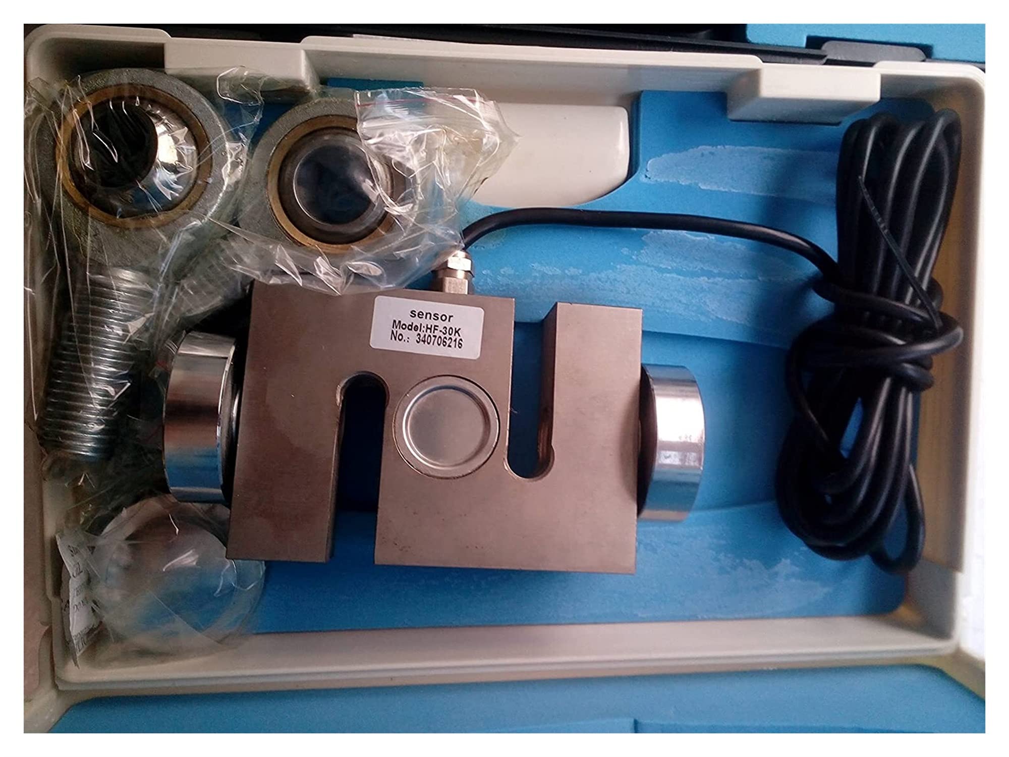 Instrumento de medición de Fuerza, dinamómetro Digital, medidor de Fuerza de Empuje con RS232, Valor de Carga máxima, calibrador de gatillo de 30KN