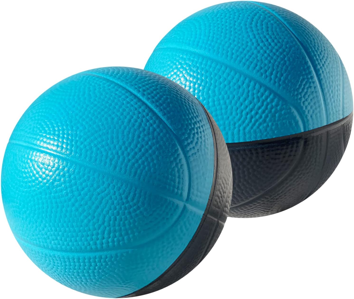 Botabee 4" Foam Mini Basketball Balls for Mini Hoop Basketball or Over The Door Basketball Hoop Games, 2 Pack | Safe & Quiet Foam Basketball for Nerf Basketball Hoops and Other Indoor Mini Hoops