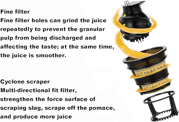 Extractor de Jugos Prensado en Frío Boca Ancha 86mm 250W miniatura 4