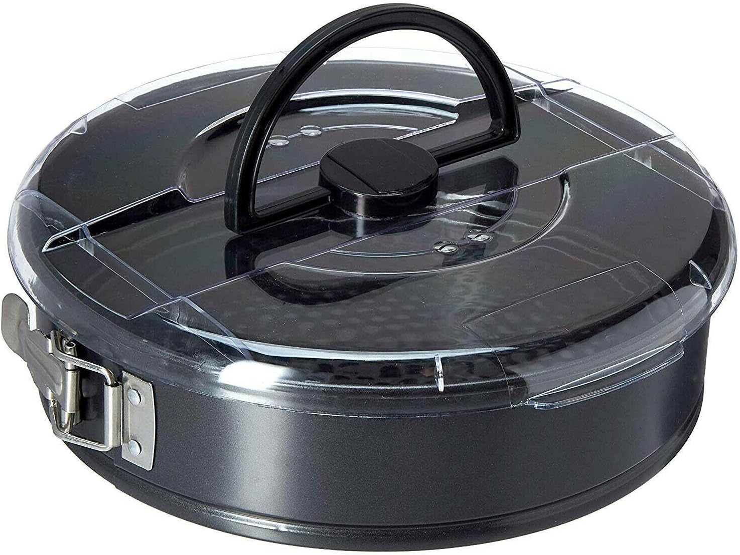 LKOP Non-Stick Coated Round Cake Baking Pan Tray Spring Form With Cover & Handle LTMS Cake Round cake pans Cake pans Cake s for baking Cake baking supplies Cake pan set