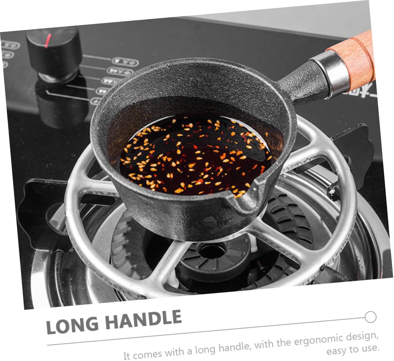 COLLBATH Versatile Mini Pan Cooking Utensil for Pancake Home Mini Pan Oil Heating Pot Wax Melting Pot Butter