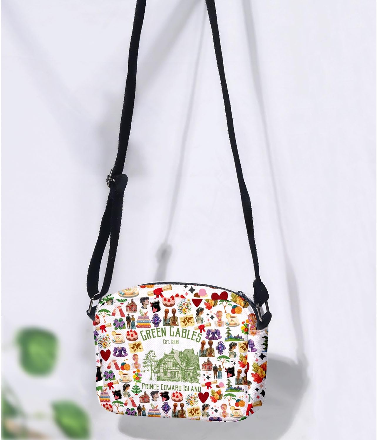 MAOFAED Literary Book Inspired Gift, Literature Crossbody Bag for Book Lover, Light Academia Gift, Bookish Merchandise(gable island) - Image 5