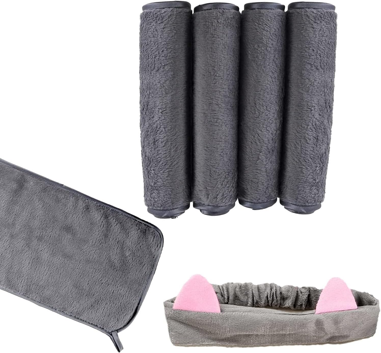 4 Pack Makeup Remover Cloth, Microfiber Face Cloth Makeup Remover Face