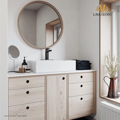 Miniatura 3 de Juego de grifos de baño negros, incluye juego de accesorios de baño de 5 piezas, 23.6 pulgadas