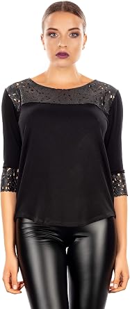 EGI Exclusive Collections Elbow-Sleeve Top. Proudly Made in Italy.