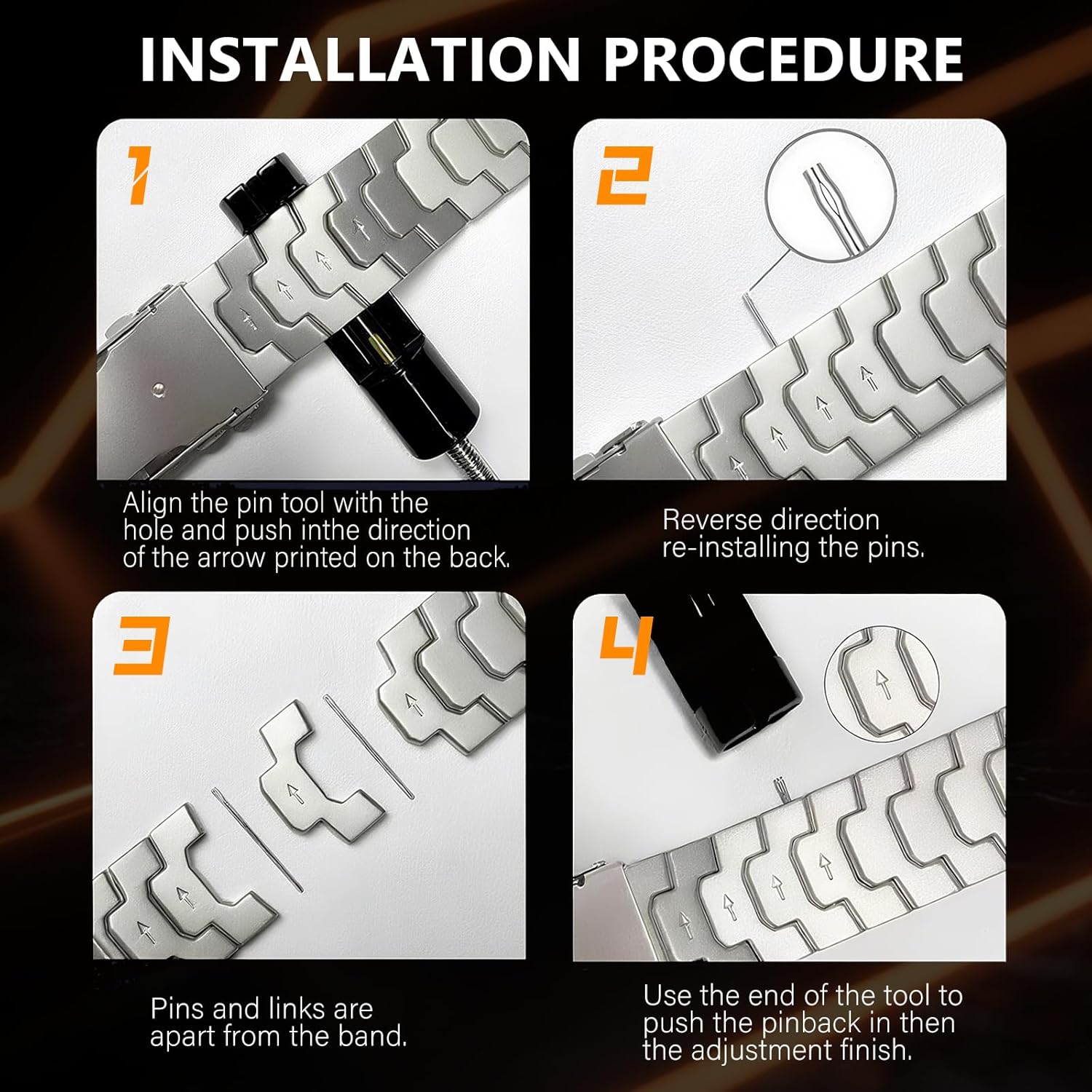 Titanium Watch Band Compatible with Apple Watch Ultra 2/1 Band 49mm 46mm 45mm 44mm iWatch Ultra Series 10/9/8/7/SE/6/5/4/3 for Men, with Secure Clasp - Image 7