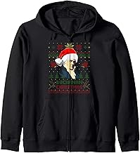 Funny James President Buchanan Christmas Parody Holiday Zip Hoodie