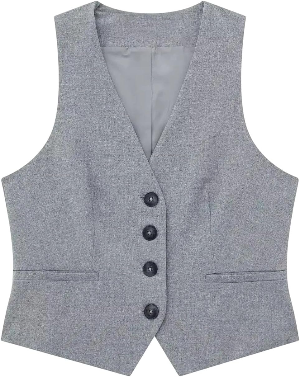 Women's Sleeveless Vest High Waist Shorts Two Piece Set Casual Daily Waistcoat Suit