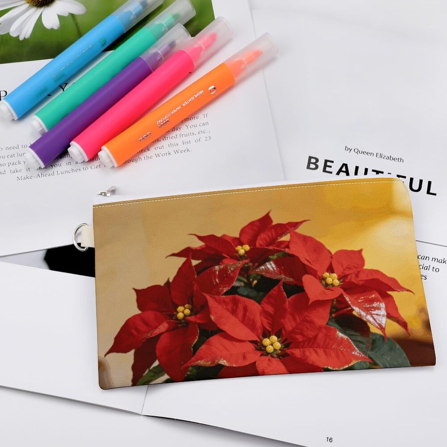 Christmas Prologue Large Portable Canvas Wallet image 4