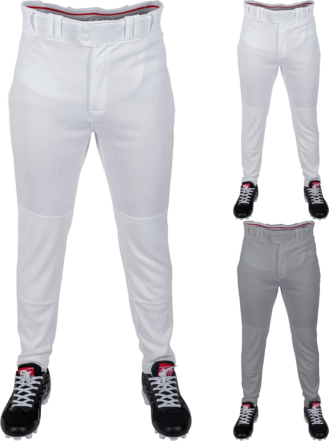 Rawlings Mens Rawlings | Pro 150 Series Baseball Pants | Pro Taper Fit | Adult Sizes | Solid | Multiple Colors