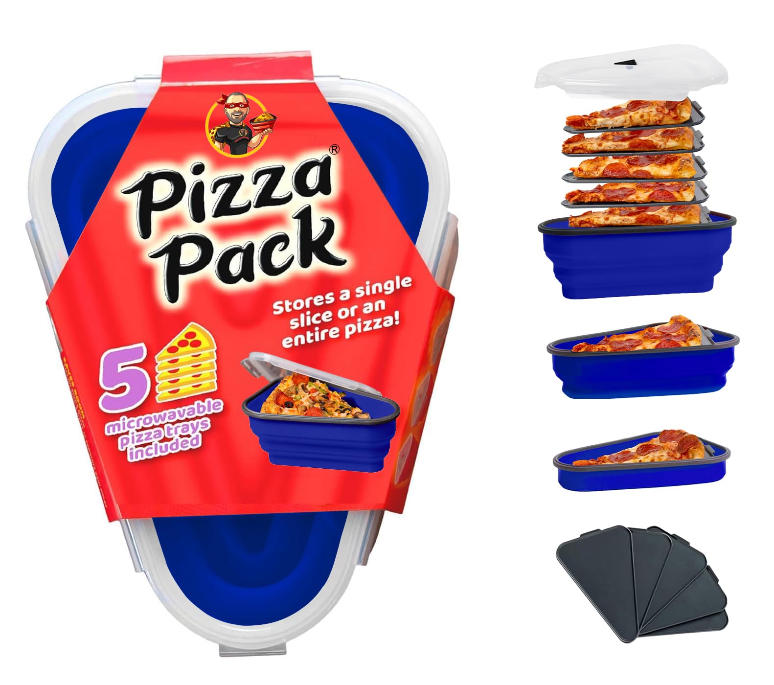 Amazon.com: The Perfect Pizza Pack™ - Reusable Pizza Storage