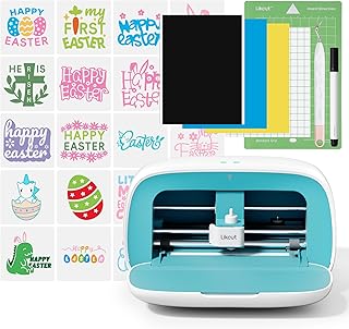 Vinyl Cutter Machine, Smart Sticker Maker Glee S501 for DIY Joy, Portable Cutting Tool for Crafting Beginner, Compact Design for Home & School Craft Projects, DIY Home Decor, Gifts for Crafters