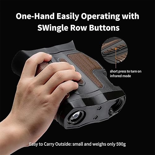 Miniatura 3 de BDBD Gafas de visión nocturna  Prismáticos digitales infrarrojos de visión nocturna 10X zoom óptico 8X cámara de caza digital telescopio para