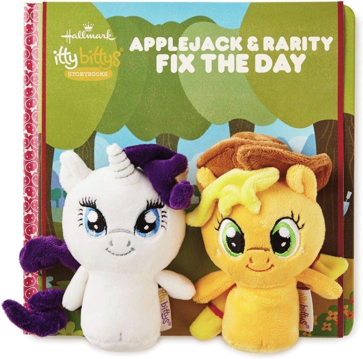 Hallmark itty bittys My Little Pony Applejack & Rarity Fix the Day