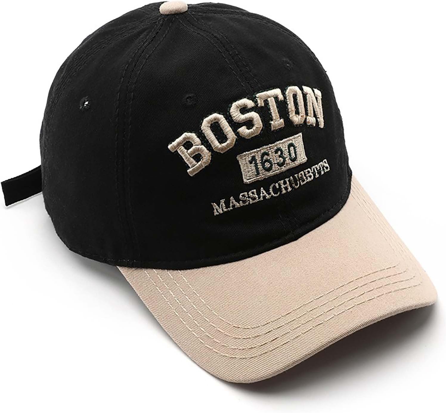 Boston Cap Unisex Baseball Cap Sun Hat Adjustable Trucker Cap - Image 3